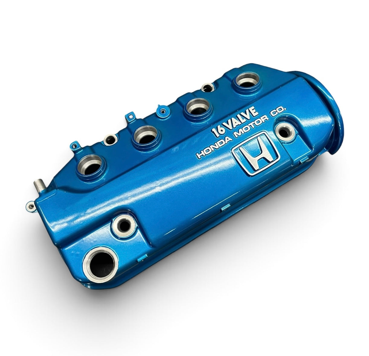 Honda D-Series D15 D16 1988-1995 Civic CRX Si Valve Cover Powder Coated Candy Light Blue