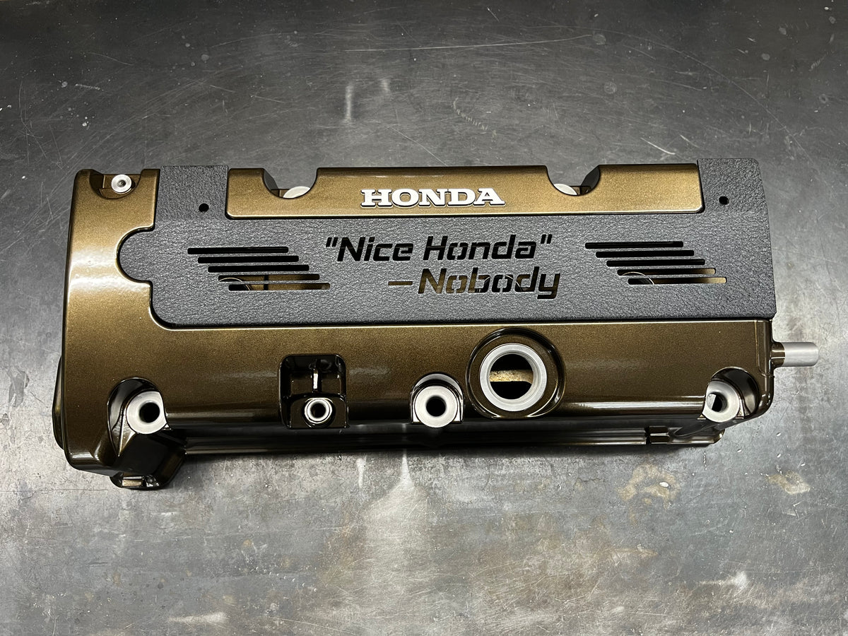 K20 K24 COIL PACK COVER FOR K-SERIES POWDER COATED WRINKLE BLACK “NICE HONDA”