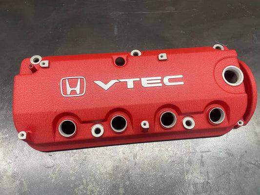 Honda F-Series F22 F23 94-02 Accord VTEC Valve Cover Powder Coated WRINKLE RED