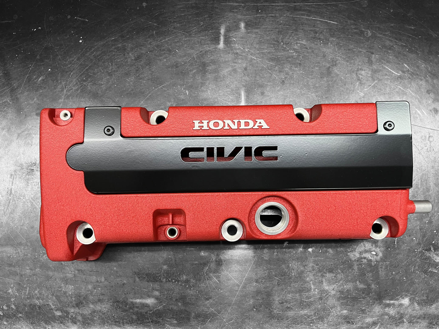 K20 K24 COIL PACK COVER FOR K-SERIES POWDER COATED SEMI GLOSS BLACK "CIVIC"