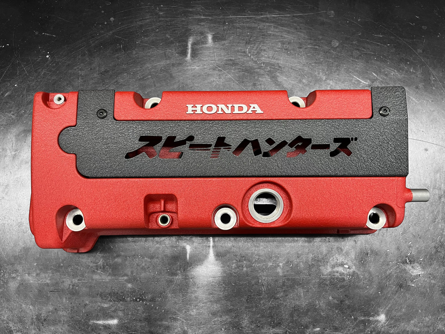 K20 K24 HONDA COIL PACK COVER K-SERIES POWDER COATED WRINKLE BLACK SPEEDHUNTERS
