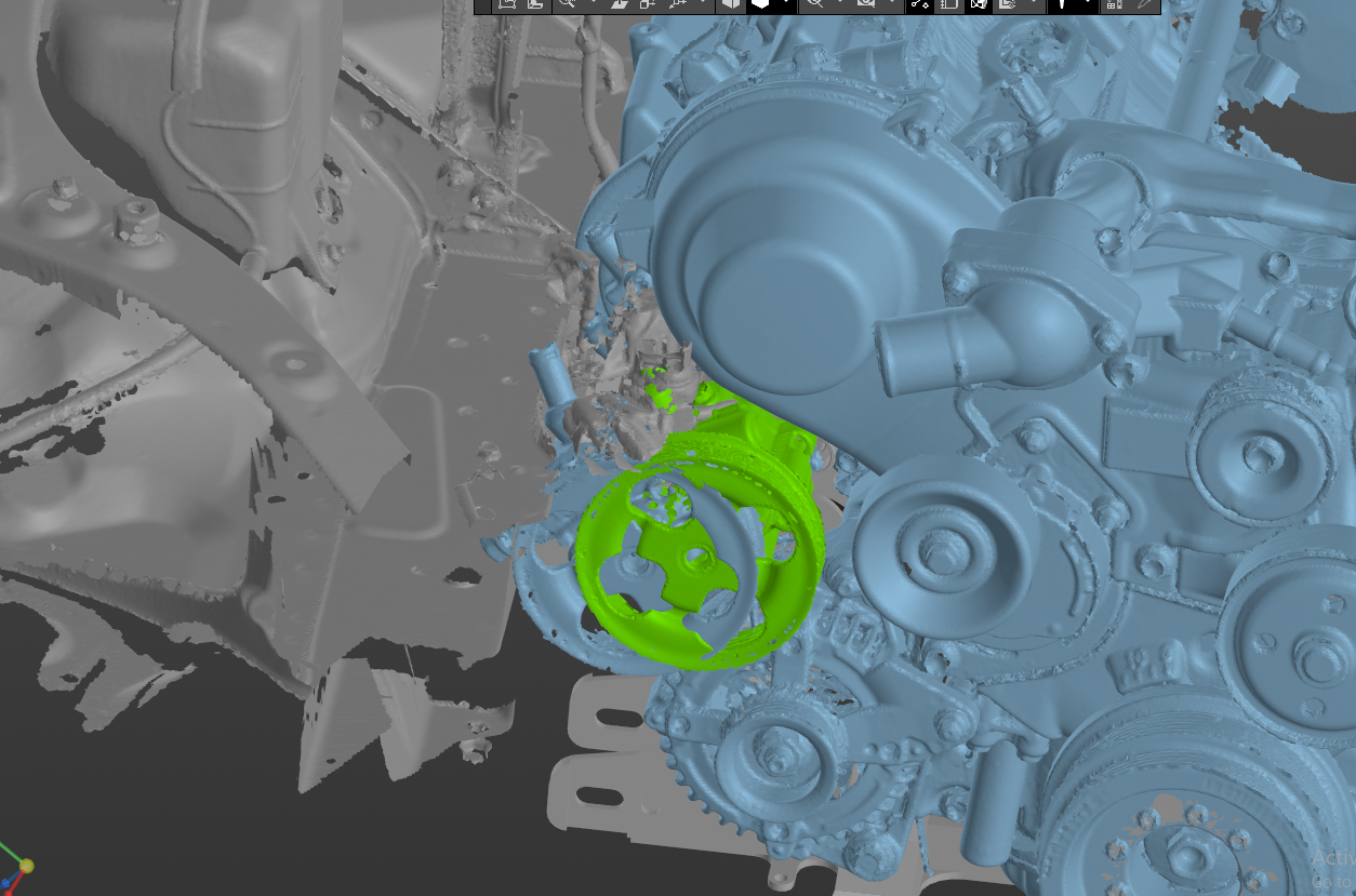 1-3UZ-FE Power Steering Pump Relocation Bracket -40mm