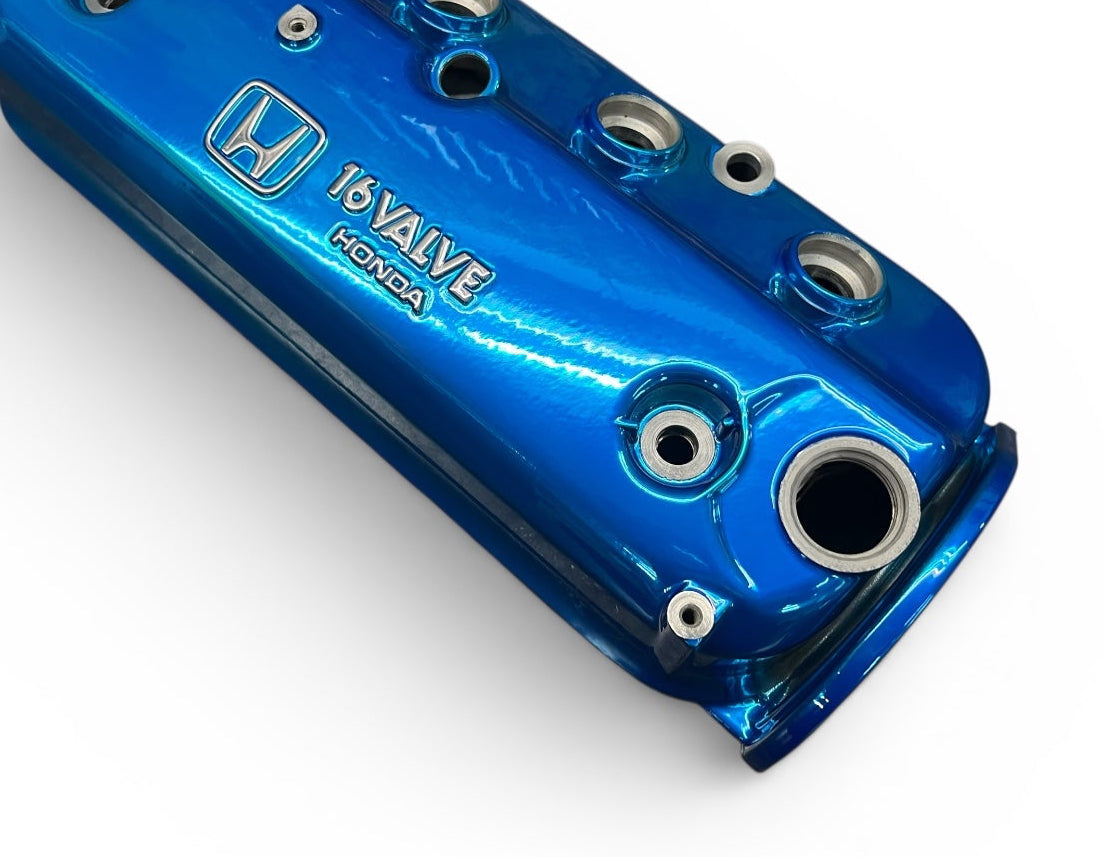 Honda F-Series F22A1 Accord 1990-1993 2.2L Engine Cylinder Head Valve Cover OEM CANDY BLUE