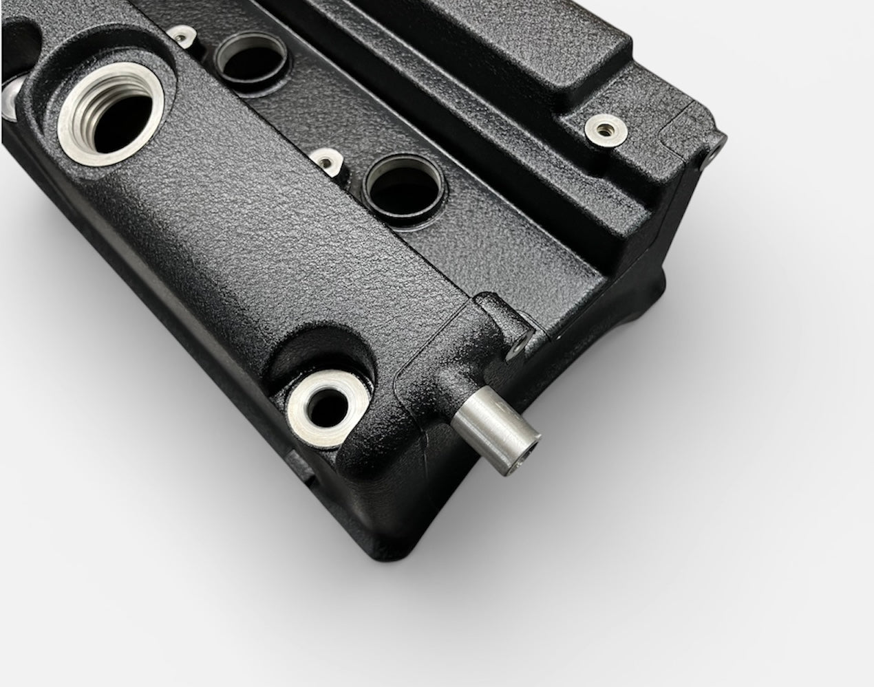 Honda K-SERIES K24 K20 Valve Cover Powder Coated WRINKLE BLACK Type R Civic RSX