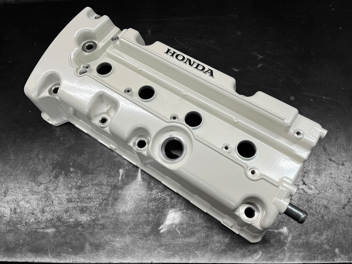 Honda K SERIES K24Z CIVIC SI 9TH GEN VALVE COVER POWDER COATED GLOSS WHITE