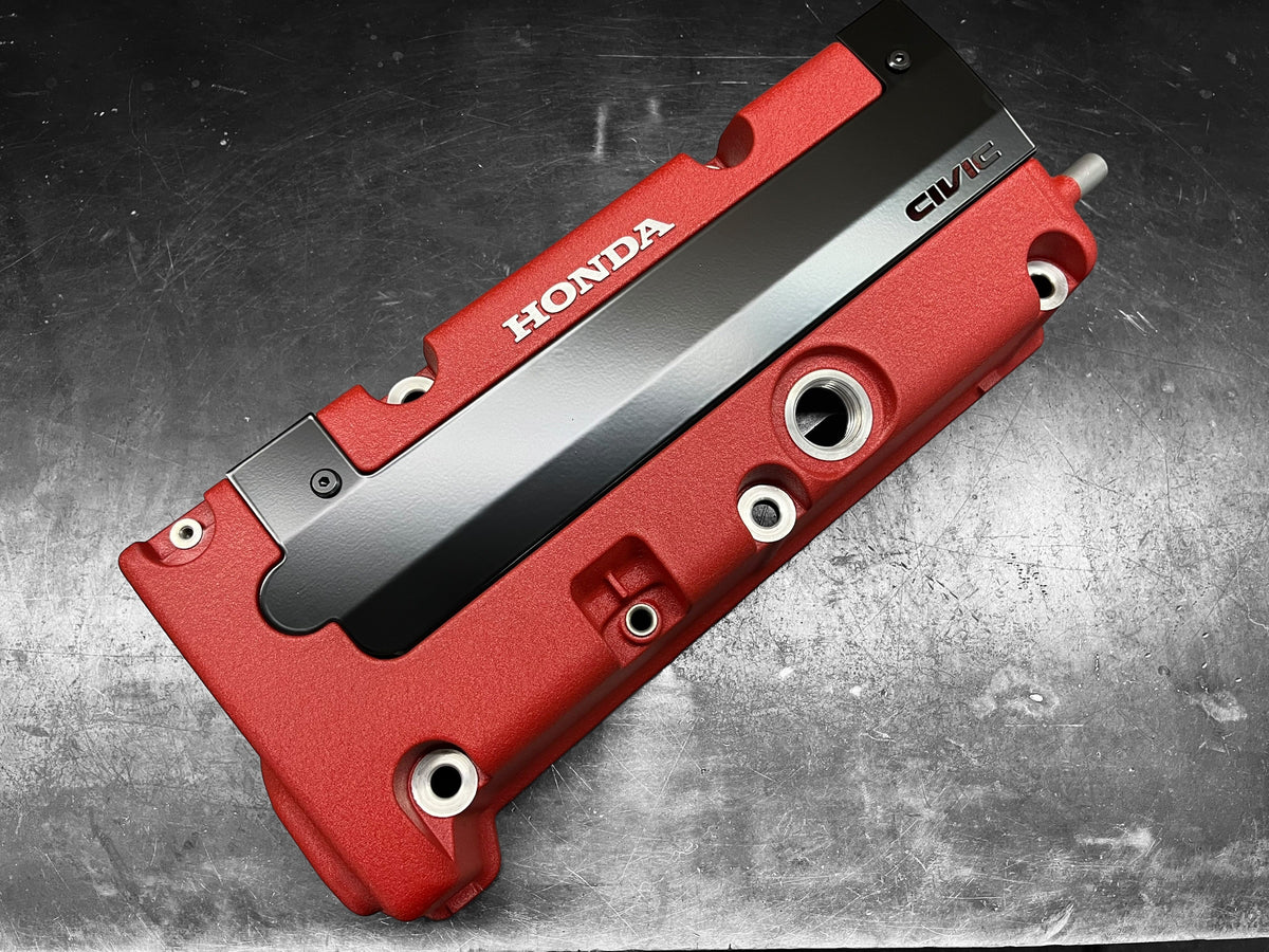 K20 K24 COIL PACK COVER FOR K-SERIES POWDER COATED SEMI GLOSS BLACK “CIVIC”