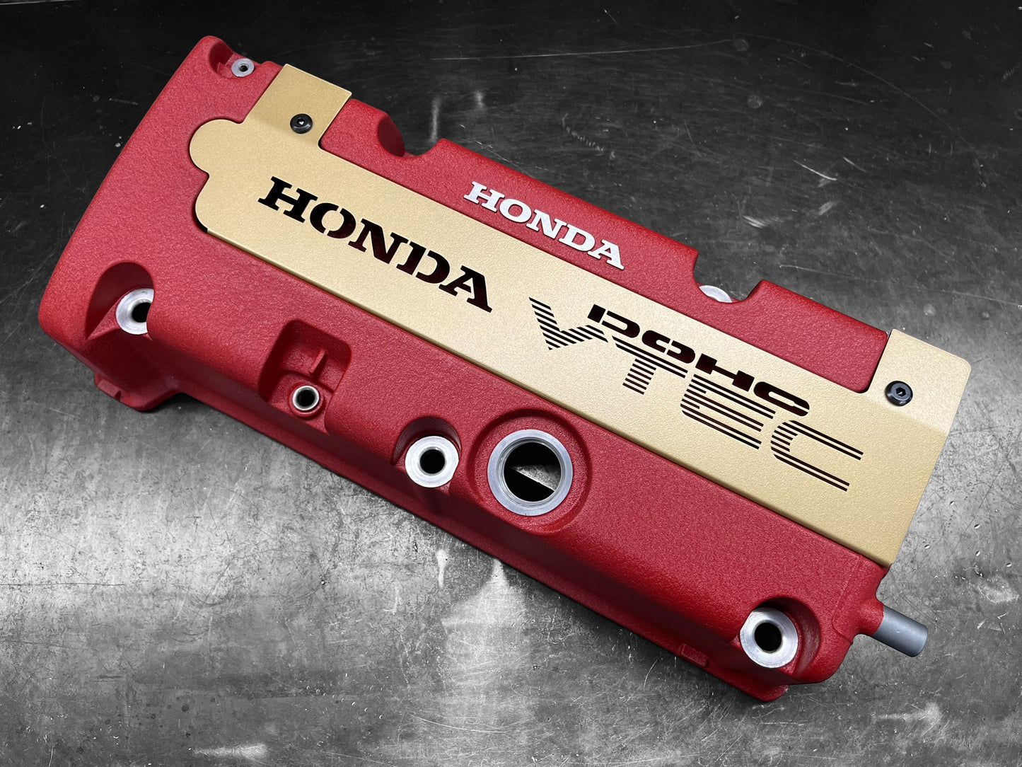 K20 K24 HONDA COIL PACK COVER K-SERIES S2000 Style VTEC DOHC Logo SATIN GOLD