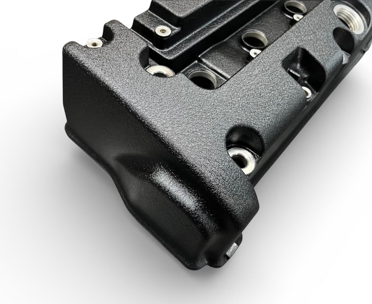 Honda K-SERIES K24 K20 Valve Cover Powder Coated WRINKLE BLACK Type R Civic RSX