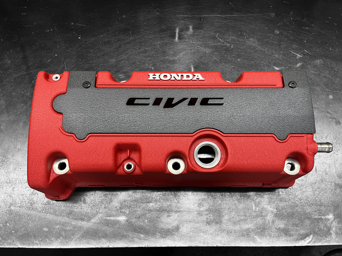 Honda K SERIES K24Z K24Z7 COIL PACK COVER CIVIC SI 9TH Gen WRINKLE BLACK “CIVIC” Ver. 3
