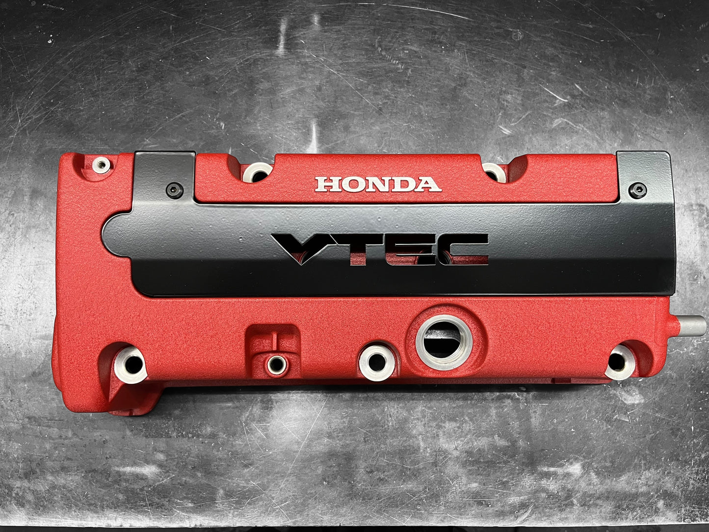 K20 K24 COIL PACK COVER FOR K-SERIES POWDER COATED SEMI GLOSS BLACK "VTEC"