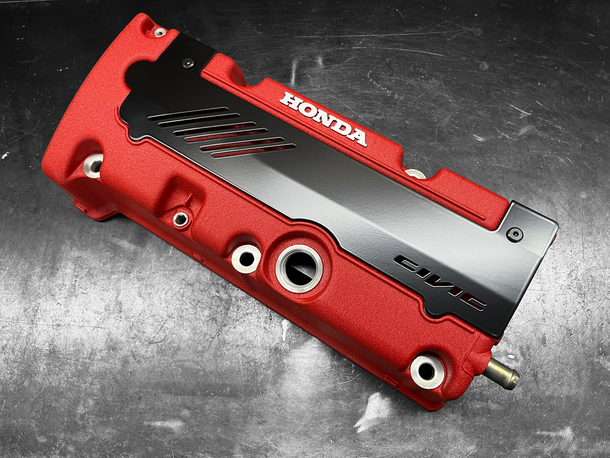 Honda K SERIES K24Z COIL PACK COVER CIVIC SI 9TH Gen Semi Gloss BLACK "CIVIC"