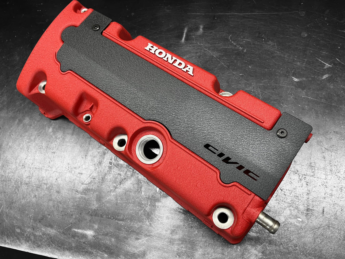 Honda K SERIES K24Z K24Z7 COIL PACK COVER CIVIC SI 9TH Gen WRINKLE BLACK “CIVIC” Ver. 2