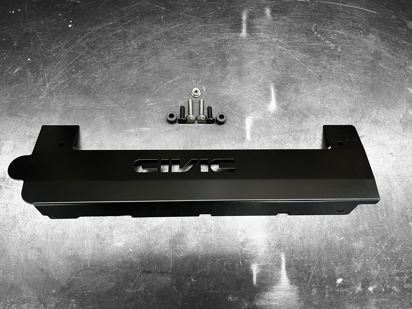 K20 K24 COIL PACK COVER FOR K-SERIES POWDER COATED SEMI GLOSS BLACK "CIVIC"