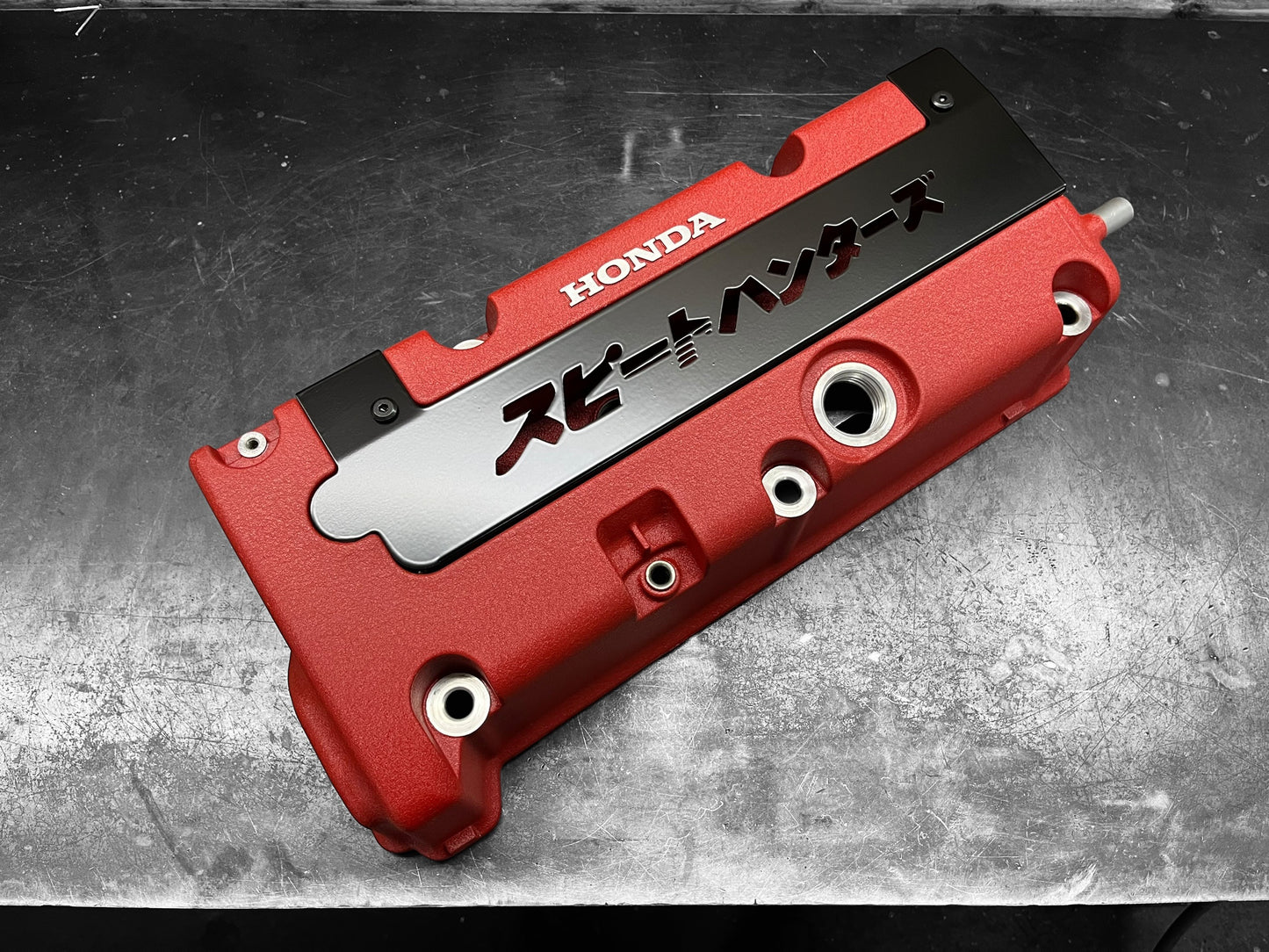 K20 K24 HONDA COIL PACK COVER K-SERIES POWDER COATED SEMIGLOS BLACK SPEEDHUNTERS