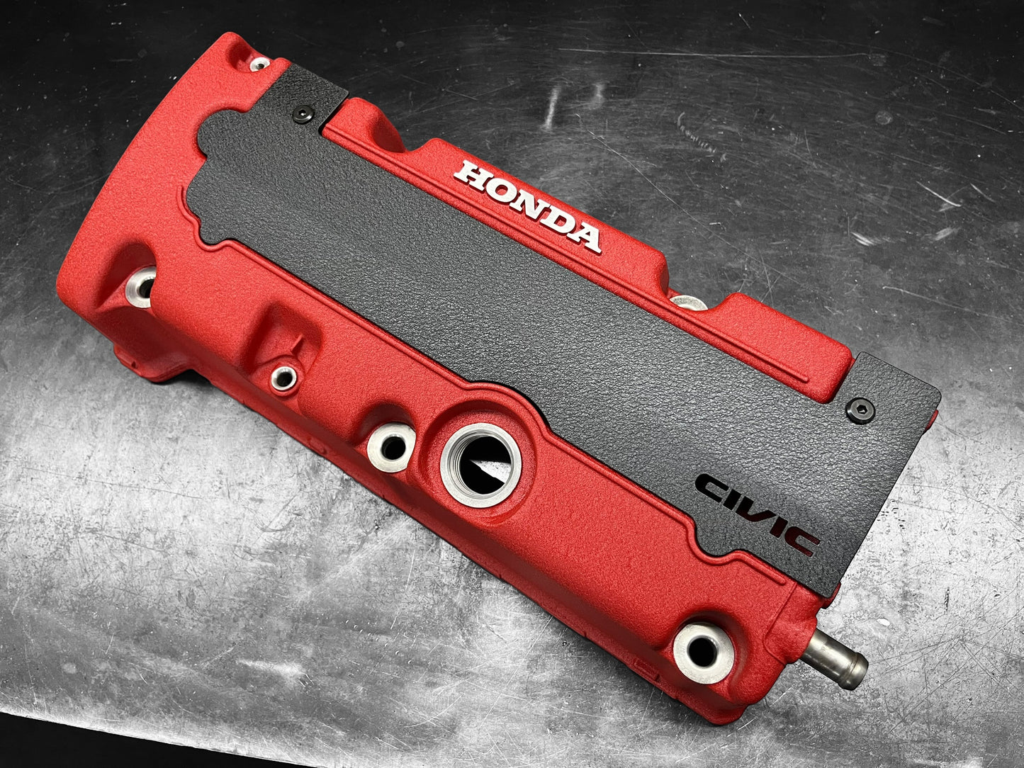 Honda K SERIES K24Z K24Z7 COIL PACK COVER CIVIC SI 9TH Gen WRINKLE BLACK “CIVIC” Ver. 1
