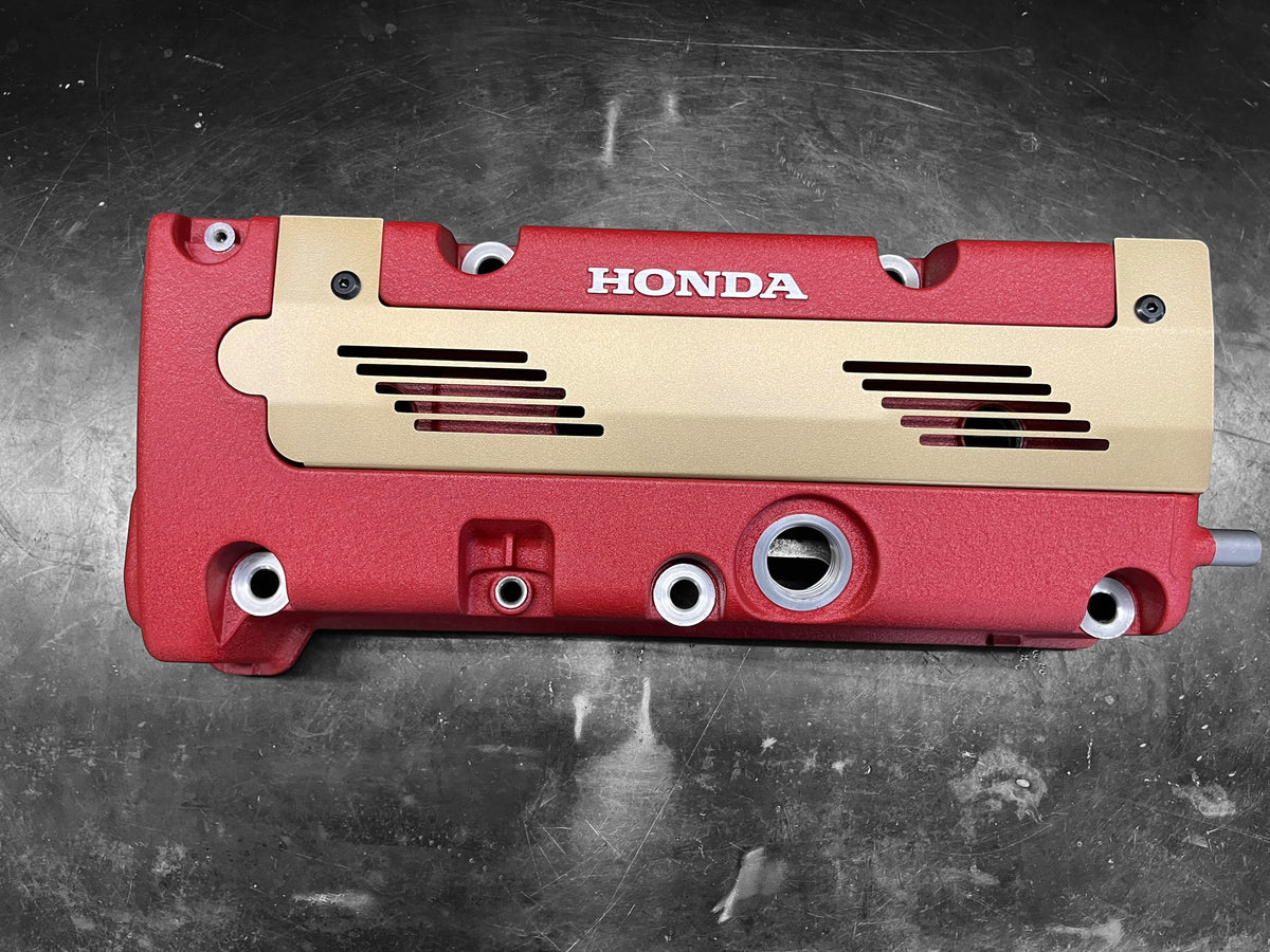 K20 K24 HONDA COIL PACK COVER FOR K-SERIES ALUMINUM POWDER COATED SATIN GOLD