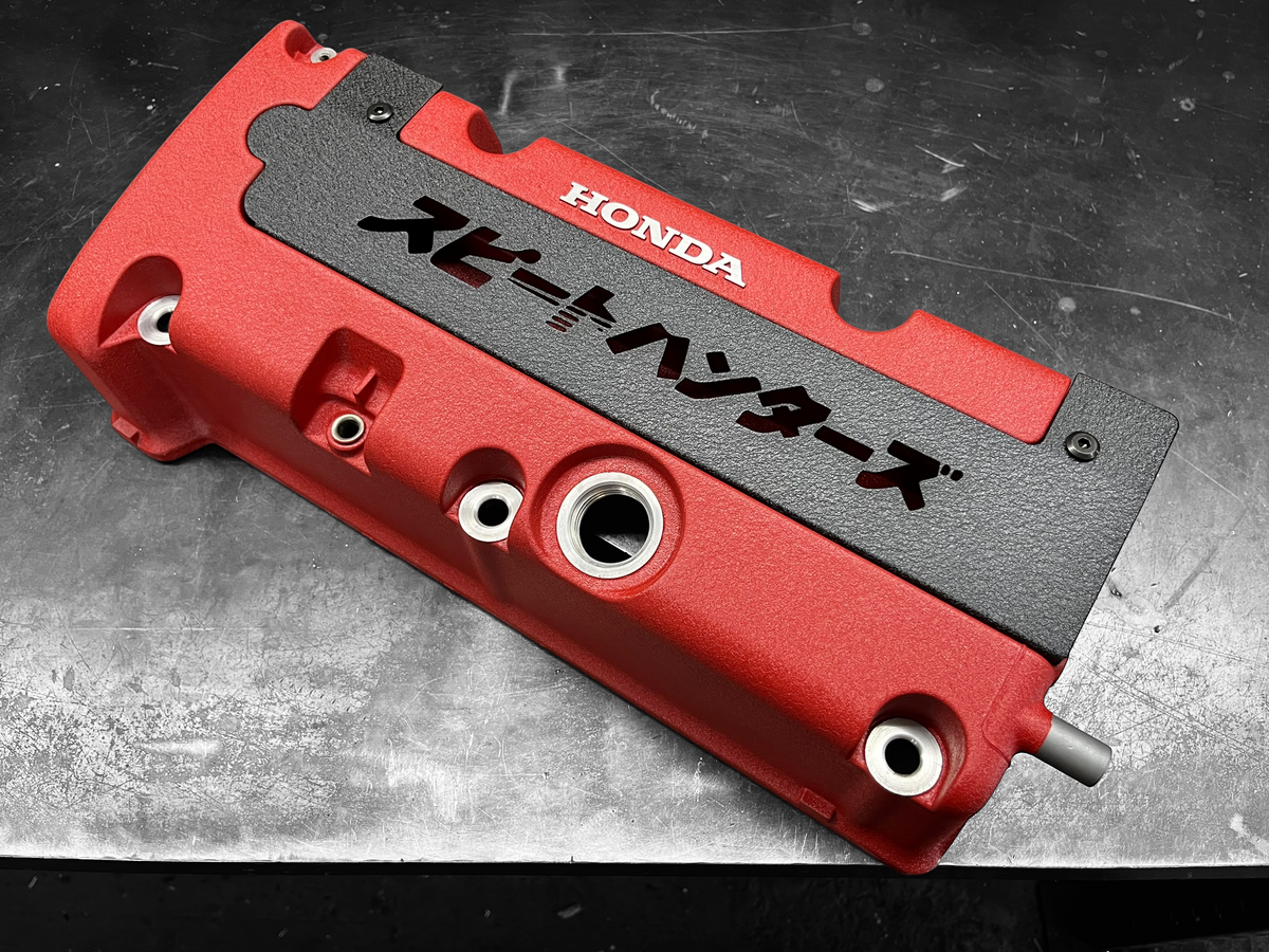 K20 K24 HONDA COIL PACK COVER K-SERIES POWDER COATED WRINKLE BLACK SPEEDHUNTERS