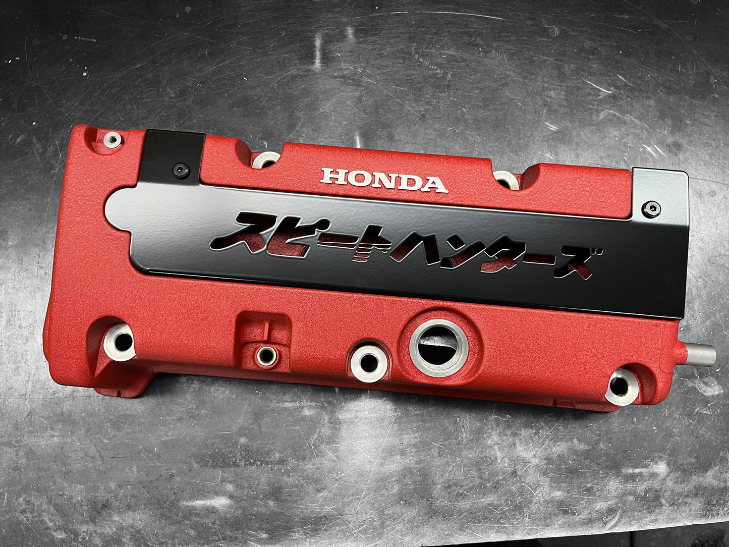 K20 K24 HONDA COIL PACK COVER K-SERIES POWDER COATED SEMIGLOS BLACK SPEEDHUNTERS