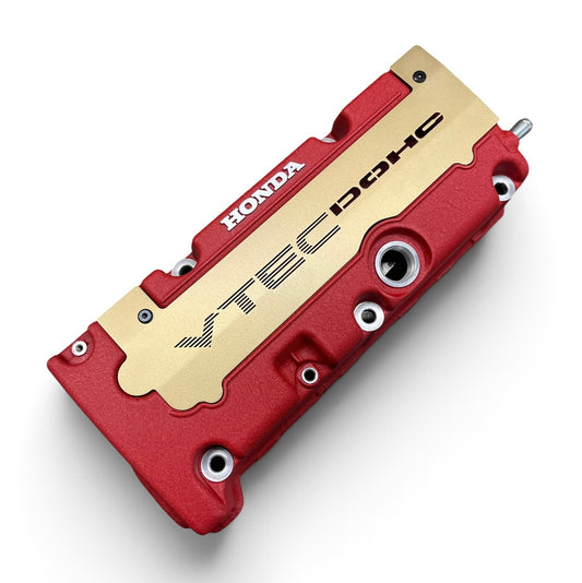 Honda K SERIES K24Z K24Z7 COIL PACK COVER CIVIC SI 9TH Gen SATIN GOLD "VTEC DOHC" Ver. 2
