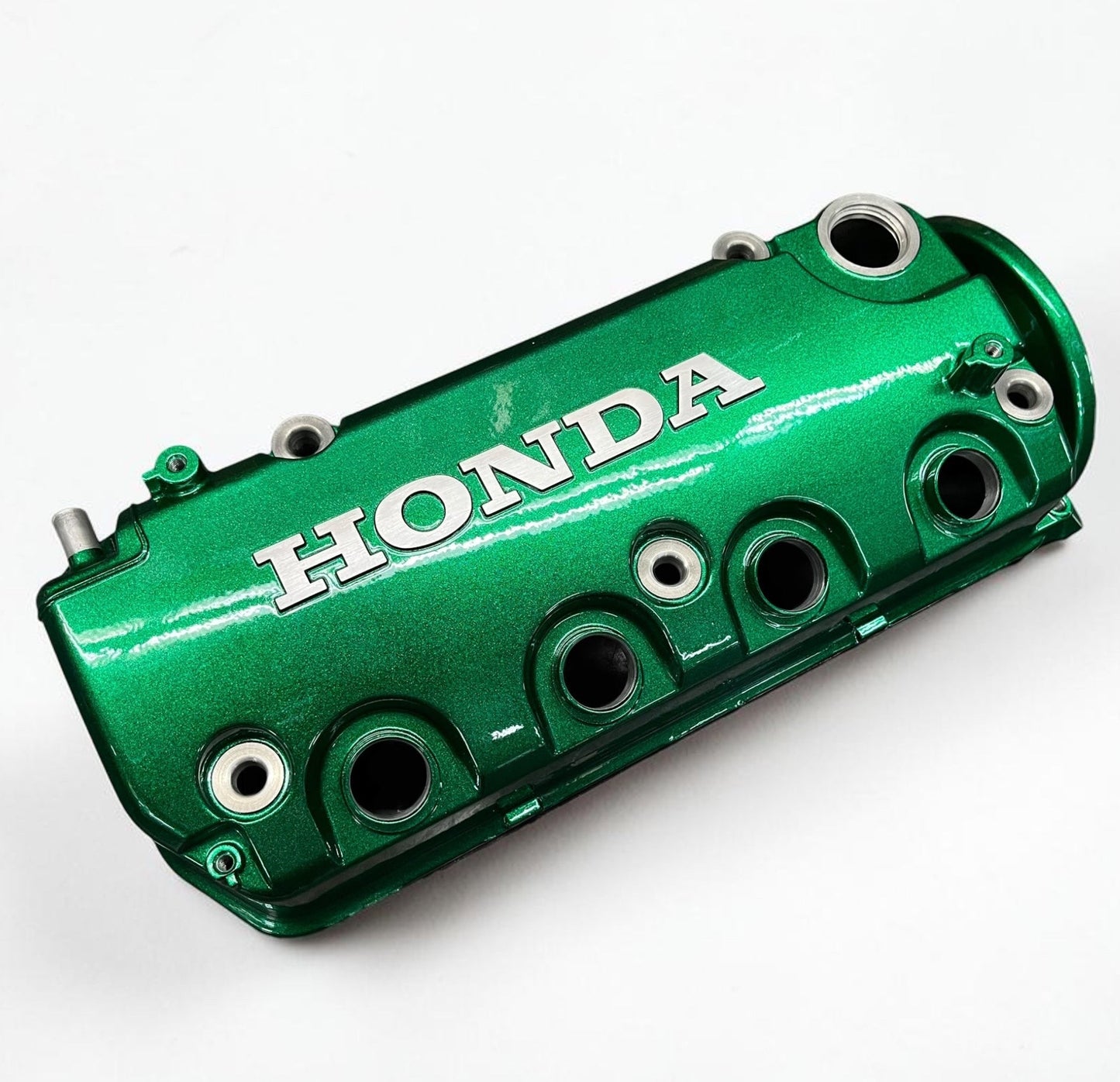 1992-2000 Honda Civic D Series Valve Cover Powder Coated Illusion Green