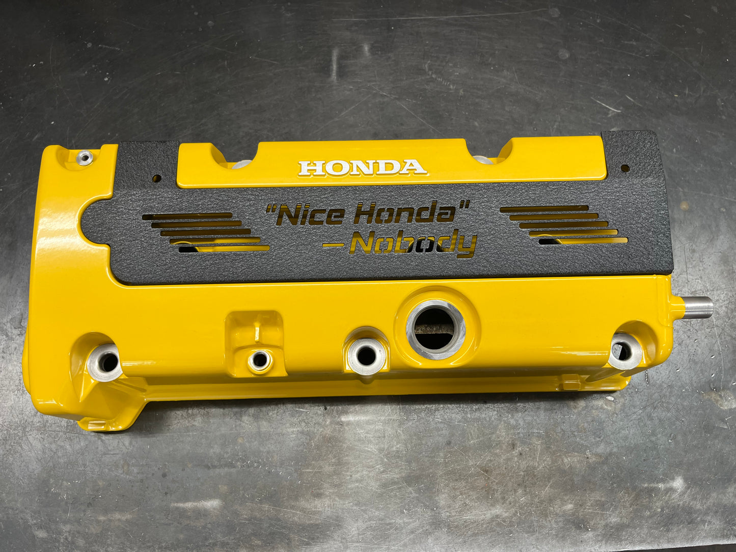 K20 K24 COIL PACK COVER FOR K-SERIES POWDER COATED WRINKLE BLACK “NICE HONDA”