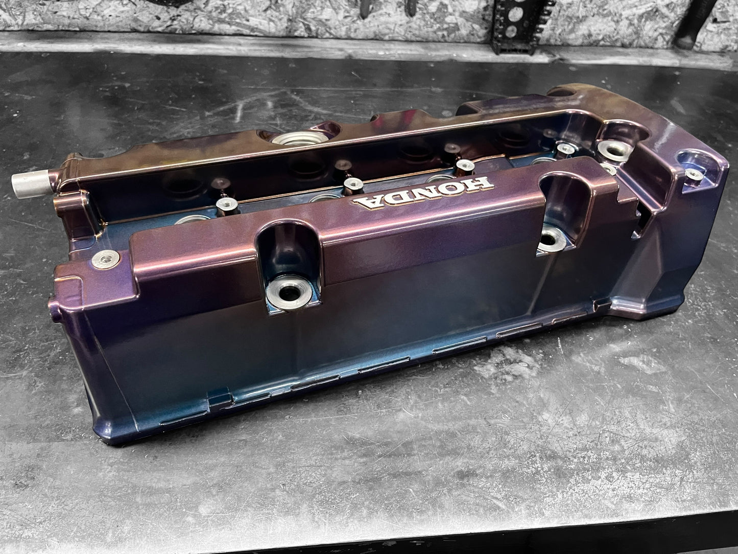 Honda K-SERIES K24 K20 Type R Civic RSX Valve Cover Powder Coated Chameleon