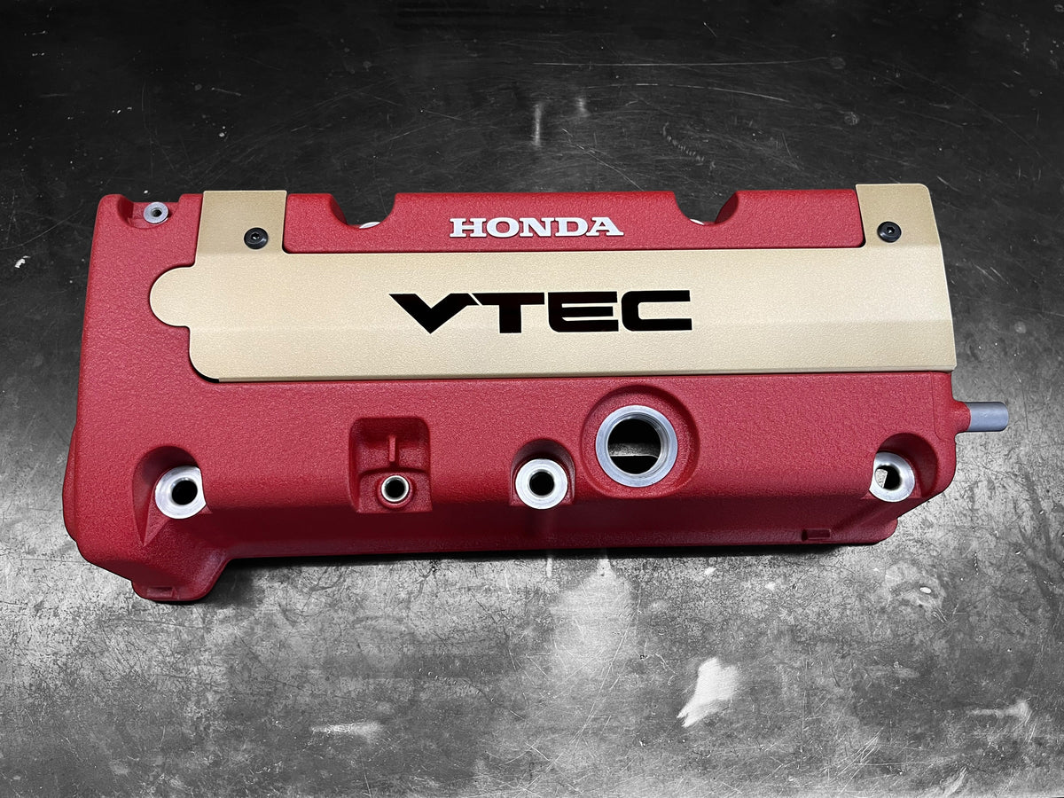 K20 K24 COIL PACK COVER FOR K-SERIES POWDER COATED SATIN GOLD "VTEC"