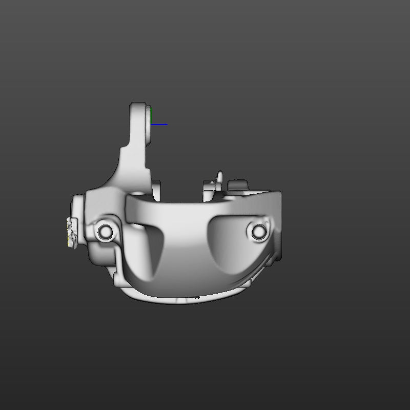 Tesla Model Y Front RH Brake Caliper (2 Scans With and Without Pads) 3D Scan STL