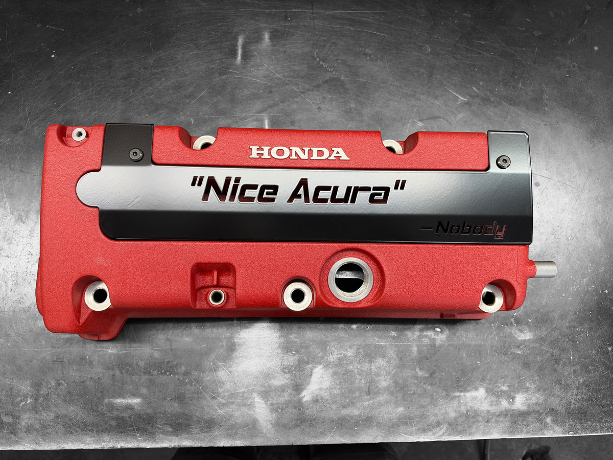 ACURA TSX RSX K20 K24 COIL PACK COVER FOR K-SERIES SEMI GLOSS BLACK “NICE ACURA”
