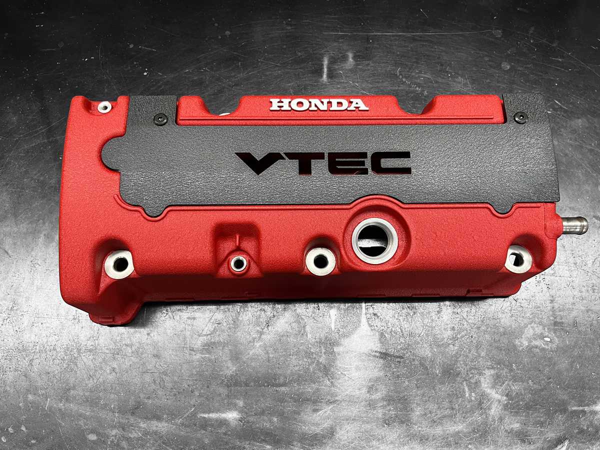 Honda K SERIES K24Z K24Z7 COIL PACK COVER CIVIC SI 9TH Gen WRINKLE BLACK “VTEC” Ver. 3