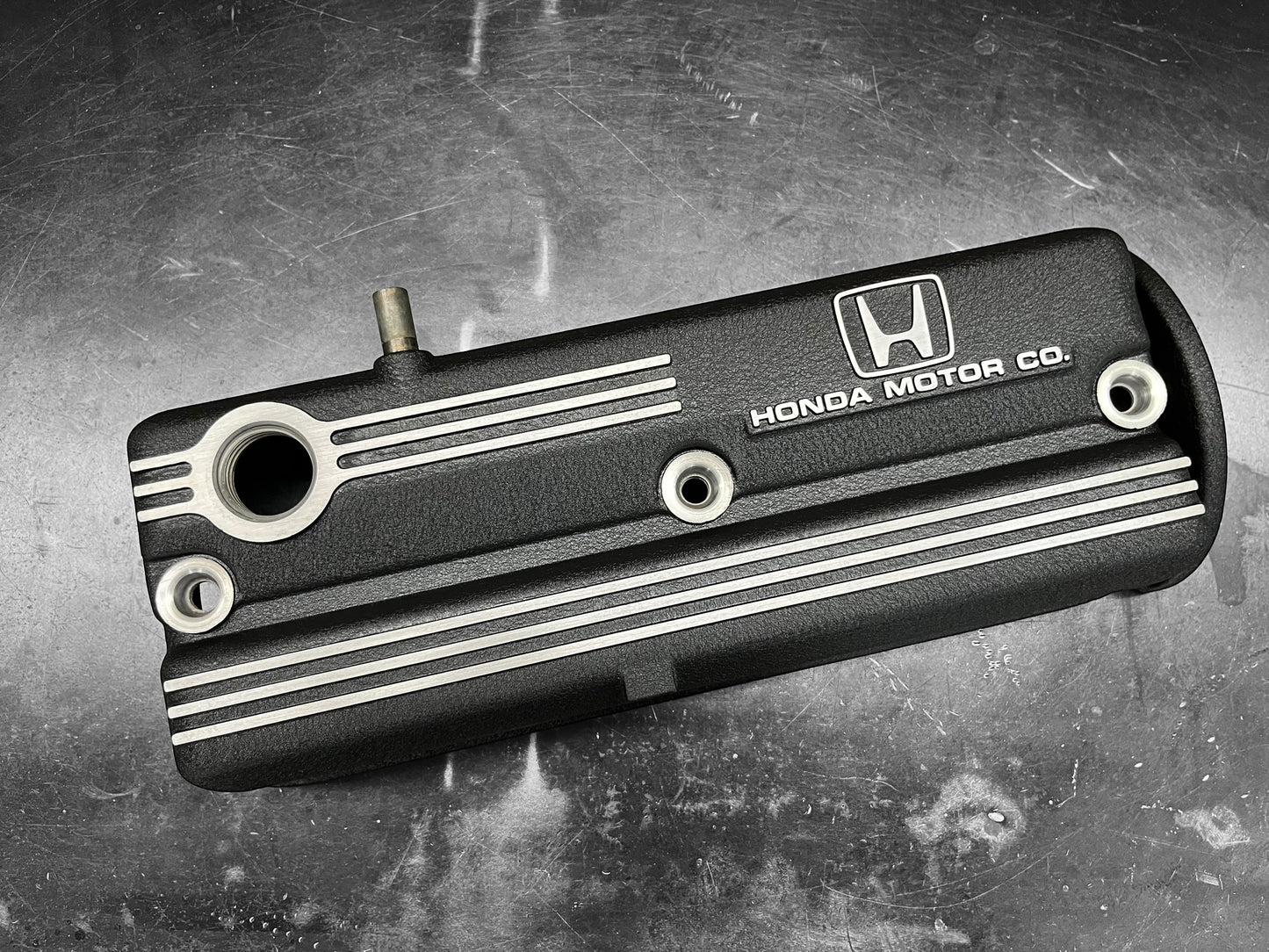 Honda Prelude Accord 86-89 Valve Cover 2.0 Powder Coated Wrinkle Black