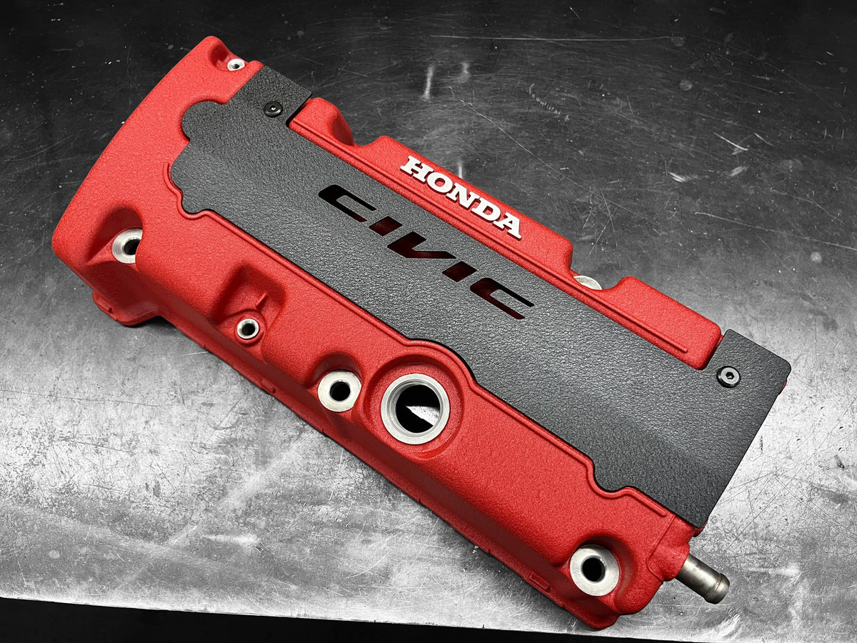 Honda K SERIES K24Z K24Z7 COIL PACK COVER CIVIC SI 9TH Gen WRINKLE BLACK “CIVIC” Ver. 3