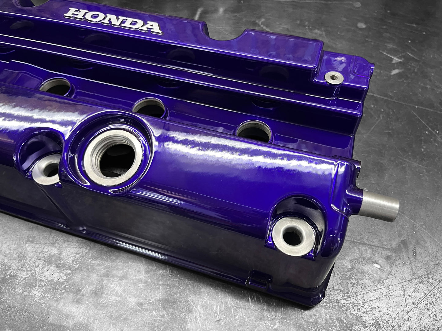 Honda K-SERIES K24 K20 Type R Civic RSX Valve Cover Powder Coated Candy Purple