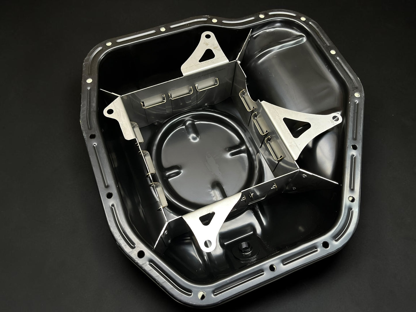 2JZ 1JZ Toyota Rear Sump Oil Pan Baffle Anti Oil Starvation Upgrade TYPE R2