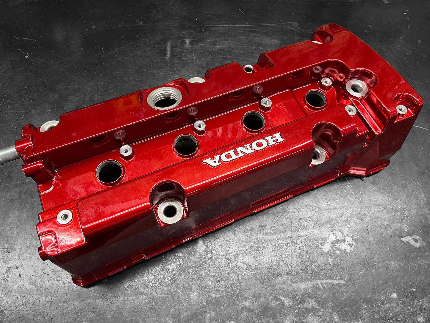 Honda K-SERIES K24 K20 Type R Civic RSX Valve Cover Powder Coated Metallic Red