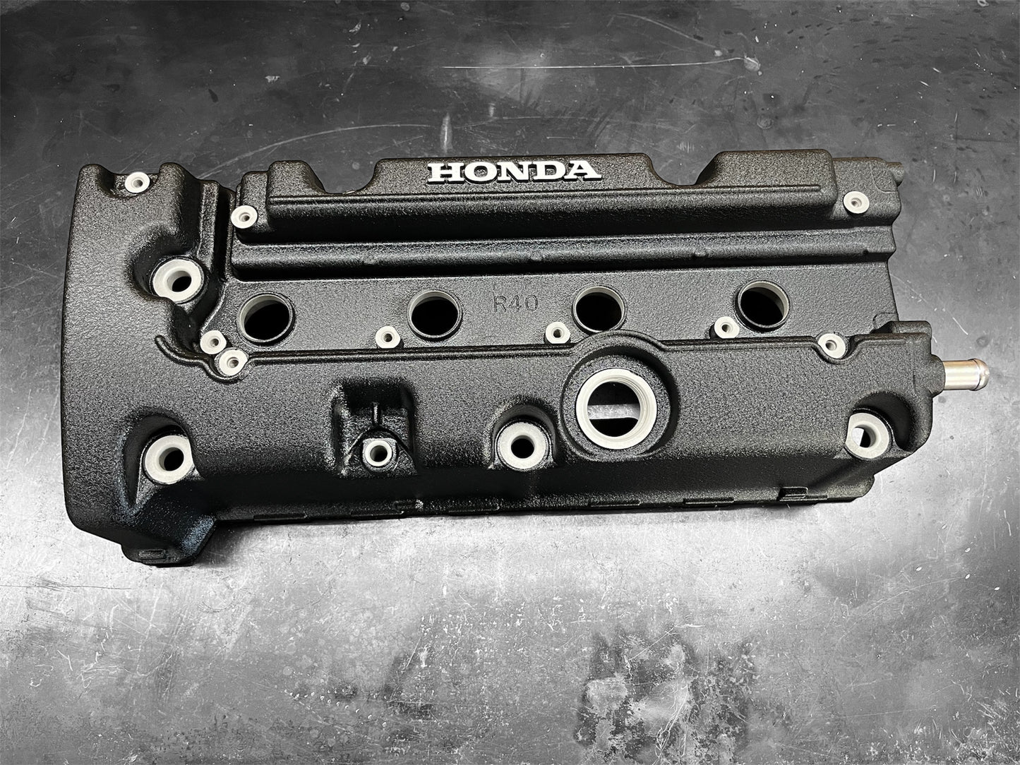 Honda K SERIES K24Z CIVIC SI 9TH GEN VALVE COVER POWDER COATED WRINKLE BLACK