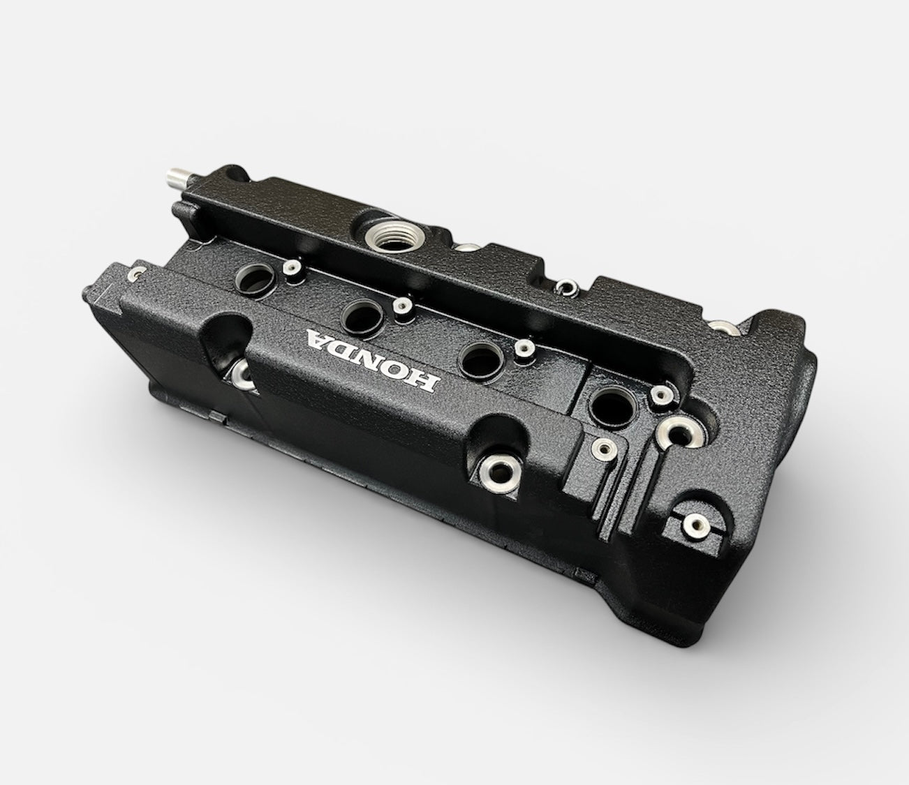 Honda K-SERIES K24 K20 Valve Cover Powder Coated WRINKLE BLACK Type R Civic RSX