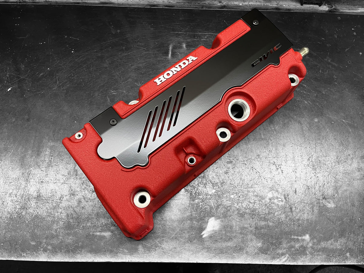 Honda K SERIES K24Z COIL PACK COVER CIVIC SI 9TH Gen Semi Gloss BLACK "CIVIC"