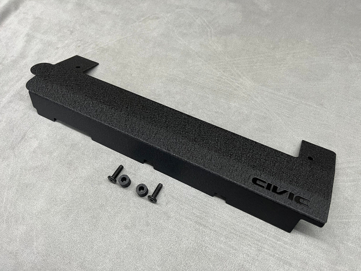 K20 K24 COIL PACK COVER FOR K-SERIES POWDER COATED WRINKLE BLACK ALUMINUM "CIVIC" Ver. 1