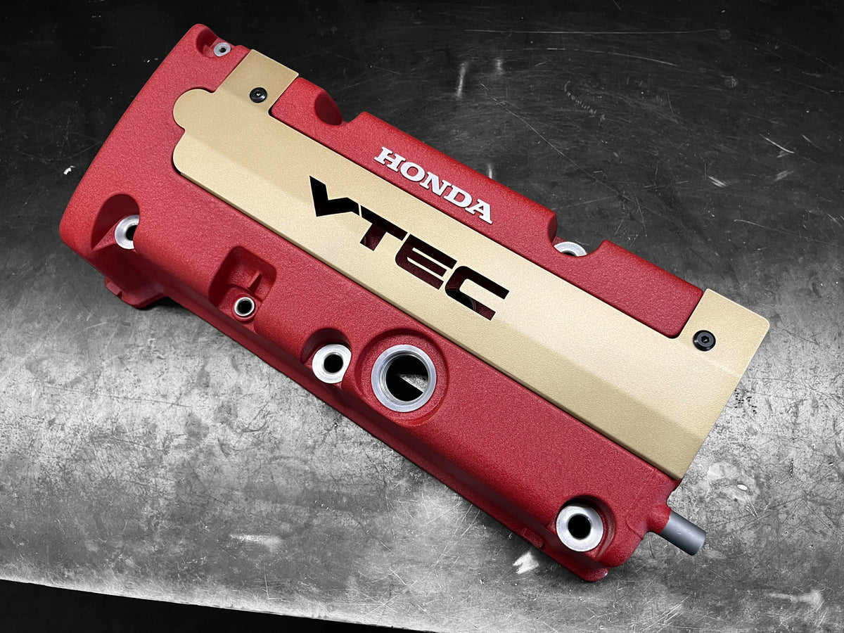 K20 K24 COIL PACK COVER FOR K-SERIES POWDER COATED SATIN GOLD "VTEC"