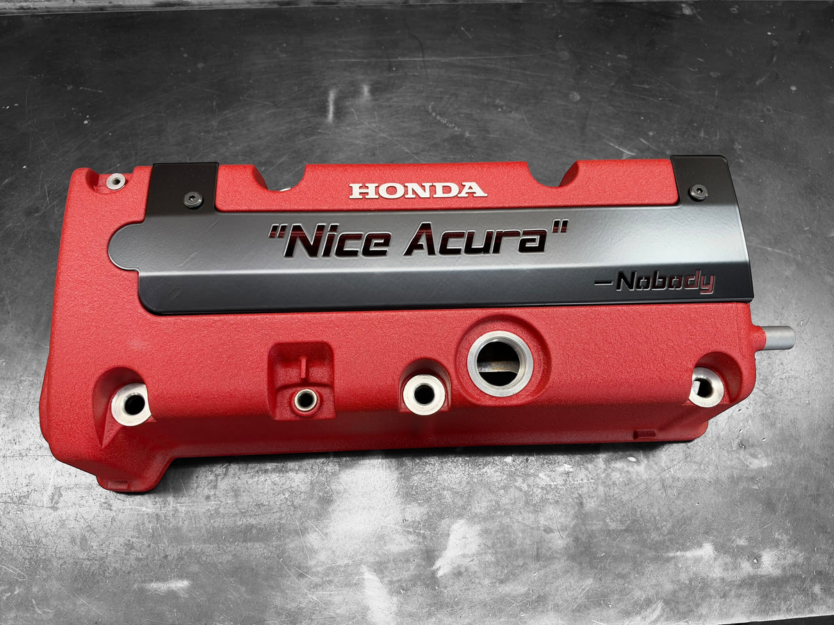 ACURA TSX RSX K20 K24 COIL PACK COVER FOR K-SERIES SEMI GLOSS BLACK “NICE ACURA”