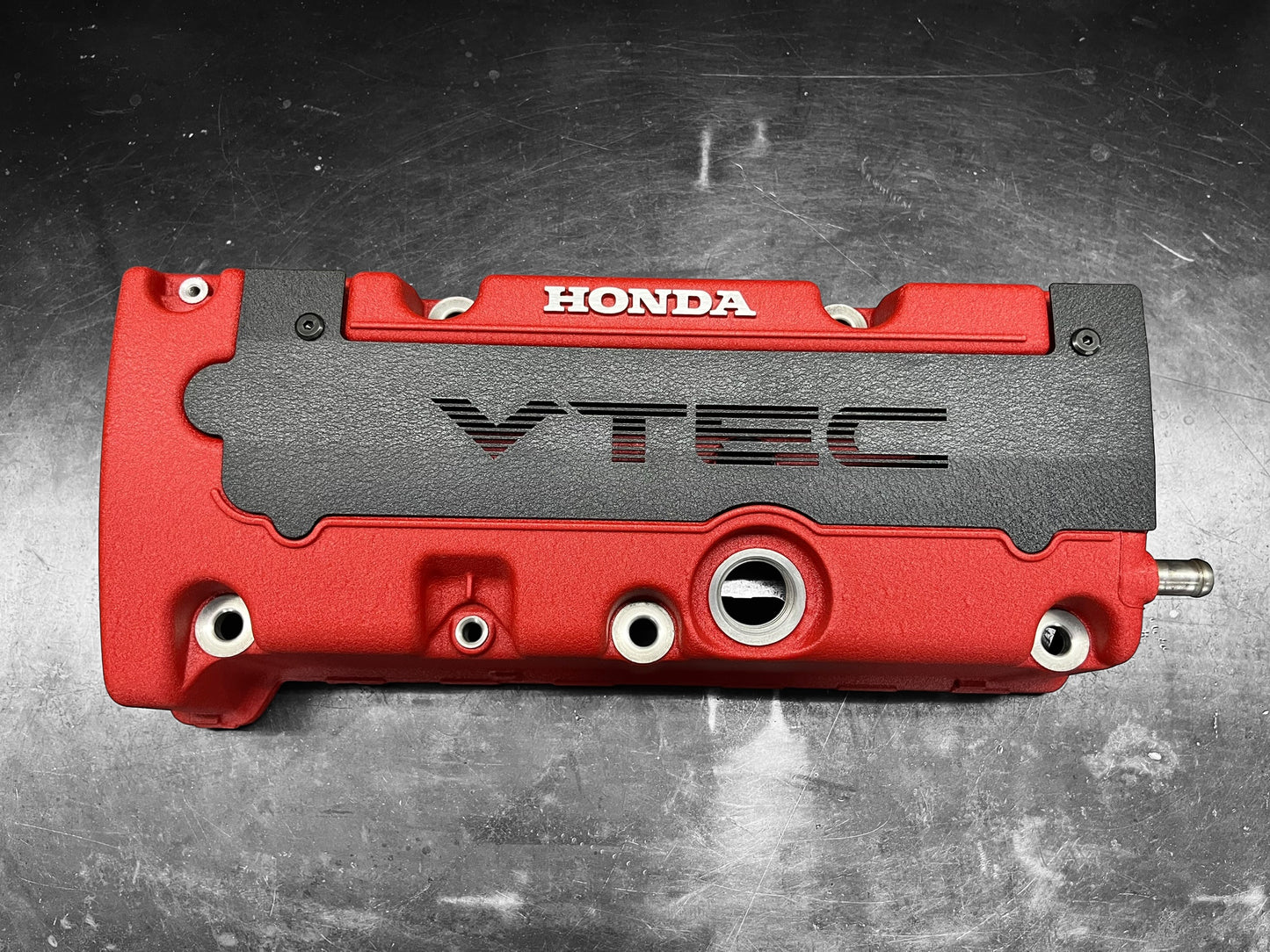 Honda K SERIES K24Z K24Z7 COIL PACK COVER CIVIC SI 9TH Gen WRINKLE BLACK “VTEC” Ver. 1