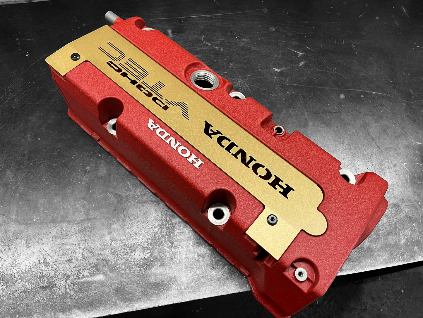 K20 K24 HONDA COIL PACK COVER K-SERIES S2000 Style VTEC DOHC Logo SATIN GOLD