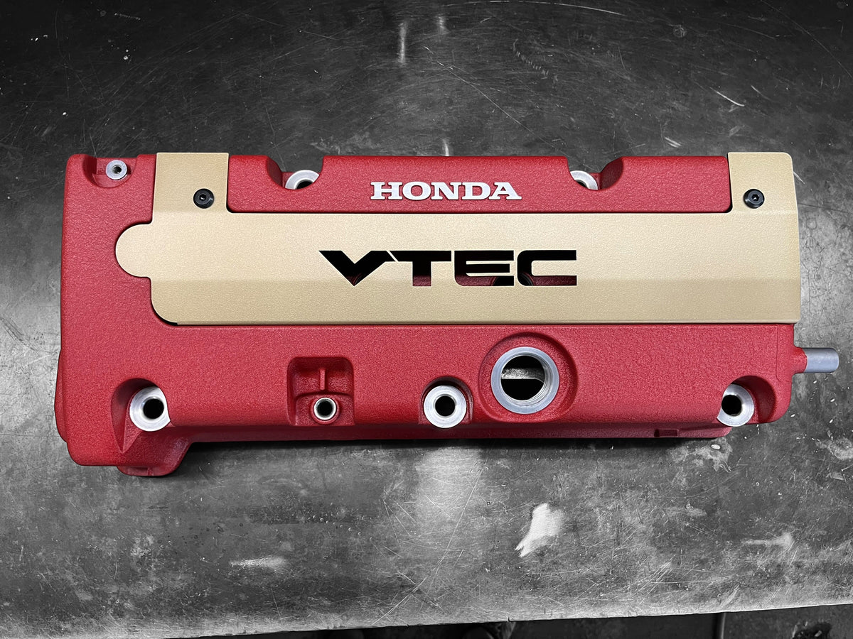 K20 K24 COIL PACK COVER FOR K-SERIES POWDER COATED SATIN GOLD "VTEC"