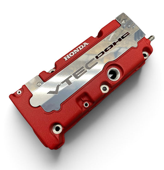 Honda K SERIES K24Z K24Z7 COIL PACK COVER CIVIC SI 9TH Gen Powder Coated Chrome "VTEC" Ver. 2