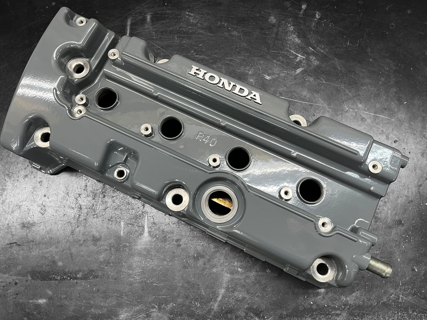 Honda K SERIES K24Z CIVIC SI 9TH GEN VALVE COVER POWDER COATED NARDO GRAY
