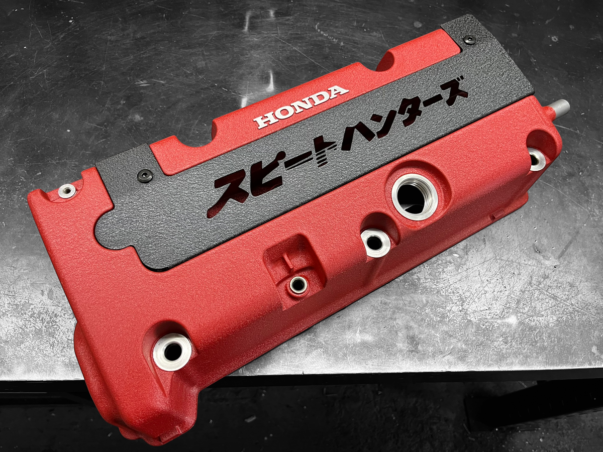 K20 K24 HONDA COIL PACK COVER K-SERIES POWDER COATED WRINKLE BLACK SPEEDHUNTERS