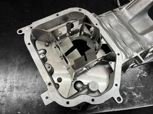 VQ35DE 2003–2008 Nissan 350z / G35 / M35 Oil Pan Baffle Anti Oil Starvation Upgrade