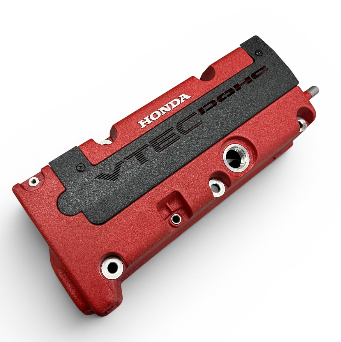 K20 K24 COIL PACK COVER FOR K-SERIES ALUMINUM POWDER COATED WRINKLE BLACK "VTEC DOCH"