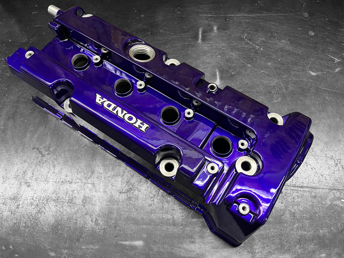 Honda K-SERIES K24 K20 Type R Civic RSX Valve Cover Powder Coated Candy Purple